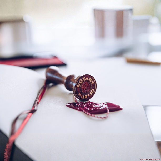 photos for the website signing simplicity